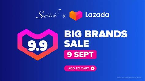 LAZADA 9.9 Big Brand SALE !!! more .